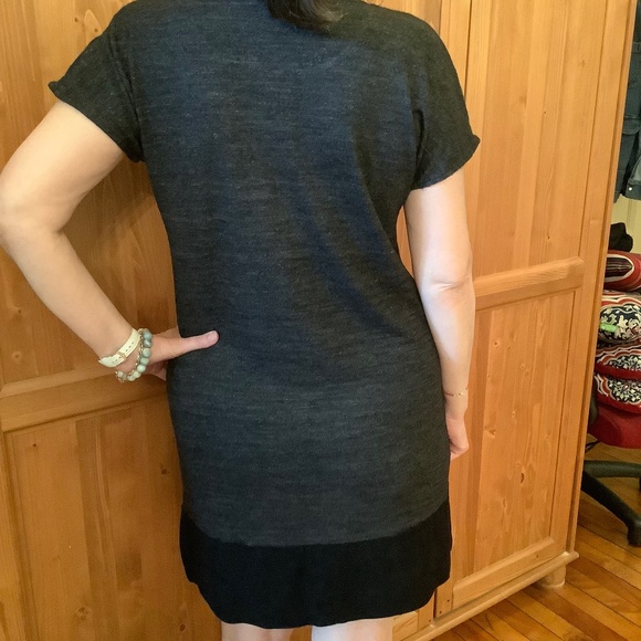 Grey/ Black Pablo Gerard Darel Dress 3/L - Picture 4 of 6